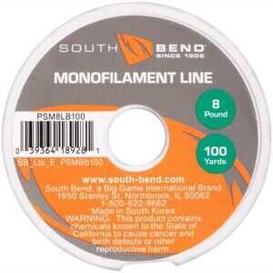 South Bend 8lb Monofilament Fishing Line – 100 Yards Pony Spool